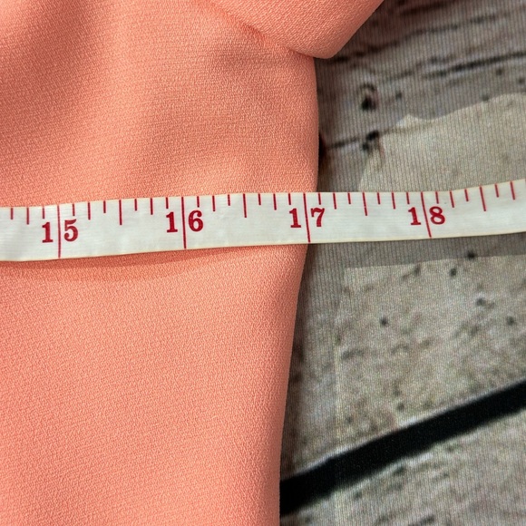 Miss Selfridge Woman’s Coral Open Front Blazer Jacket Size 6 - Picture 6 of 8